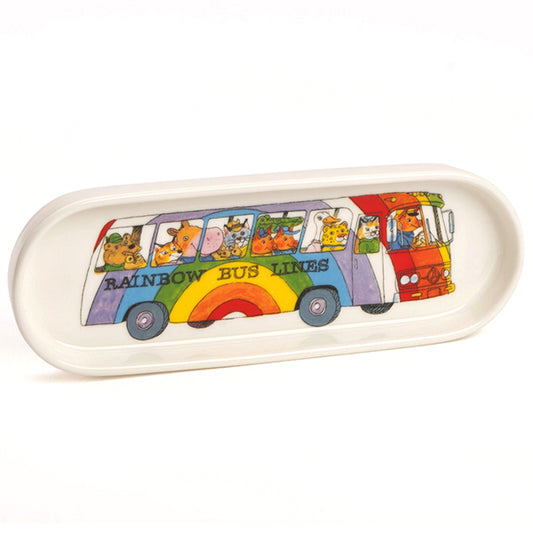 Richard Scarry Rainbow Bus Pen Tray