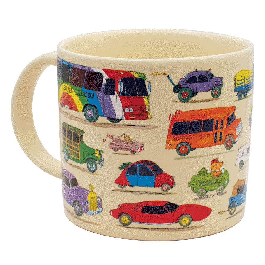 Richard Scarry Cars and Trucks Heat Transforming Mug