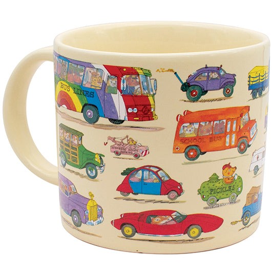 Richard Scarry Cars and Trucks Heat Transforming Mug
