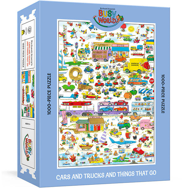 Richard Scarry's Cars and Trucks and Things That Go 1000-Piece Jigsaw Puzzle