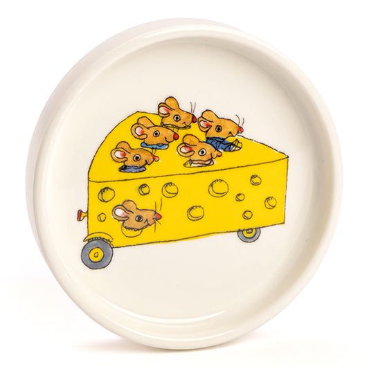 Richard Scarry Cheesecar Round Trinket Dish