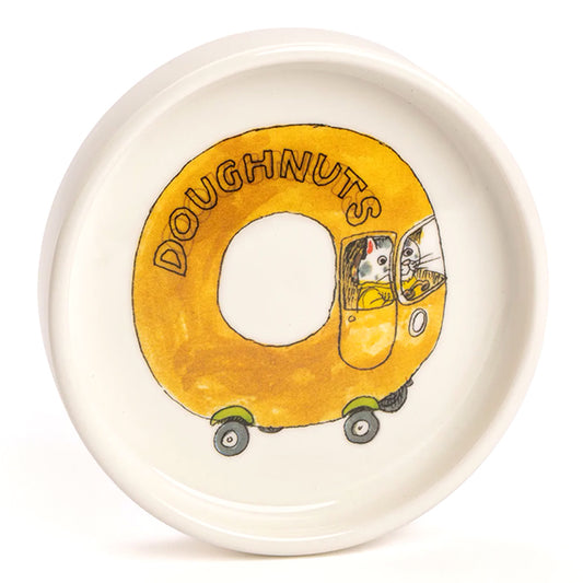 Richard Scarry Doughnut Car Round Trinket Dish