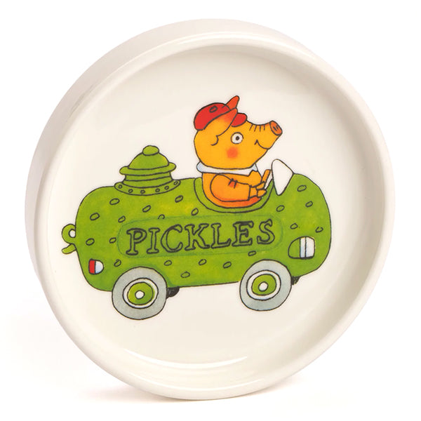 Richard Scarry Pickle Car Round Trinket Dish