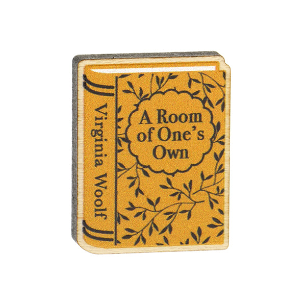 A Room of One's Own Wooden Brooch