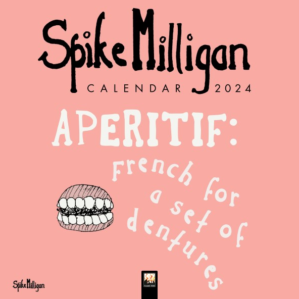 Spike Milligan Wall Calendar 2024