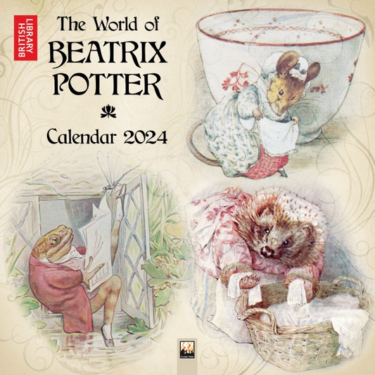 Beatrix Potter Wall Calendar 2024