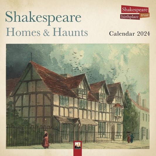 Shakespeare Homes & Haunts Wall Calendar 2024