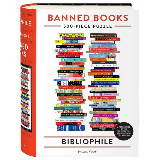Bibliophile Banned Books 500 Piece Jigsaw Puzzle