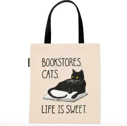 Bookstore Cats Tote Bag