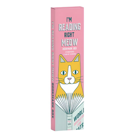 I'm Reading Right Meow Bookmark Box