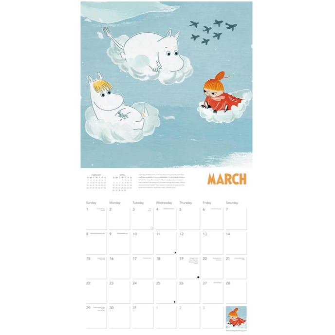 Moomin 2026 Wall Calendar