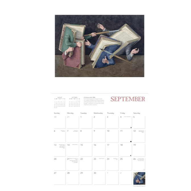 Jonathan Wolstenholme 2026 Wall Calendar