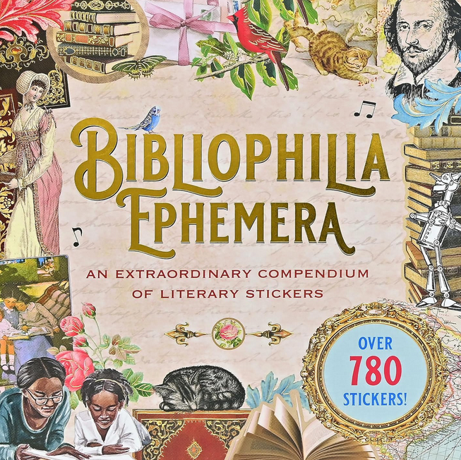 Bibliophilia Ephemera Sticker Book