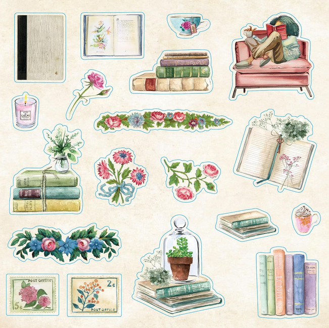 Bibliophilia Ephemera Sticker Book