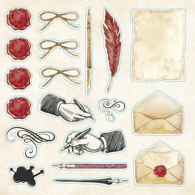 Bibliophilia Ephemera Sticker Book