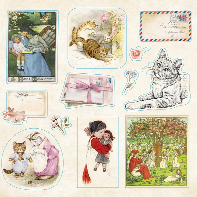 Bibliophilia Ephemera Sticker Book