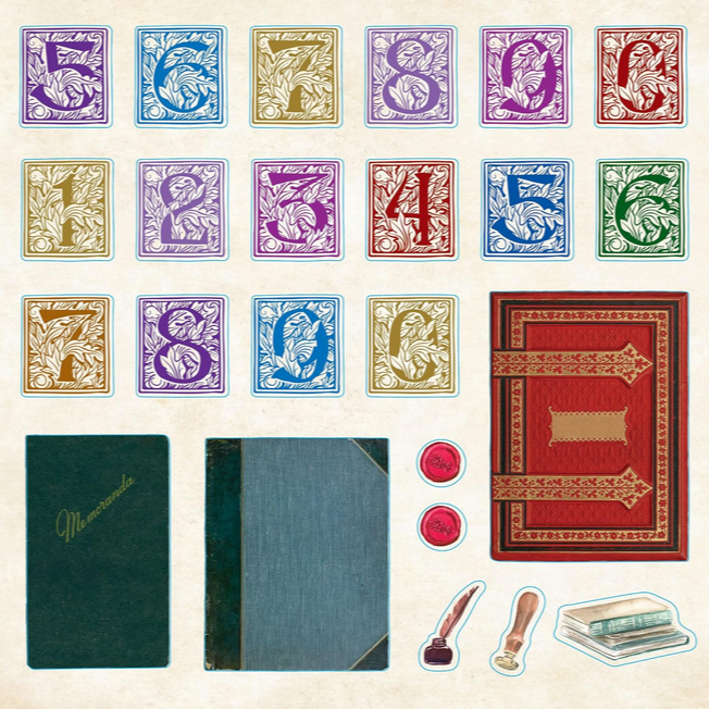 Bibliophilia Ephemera Sticker Book