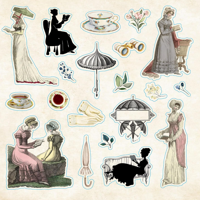Bibliophilia Ephemera Sticker Book