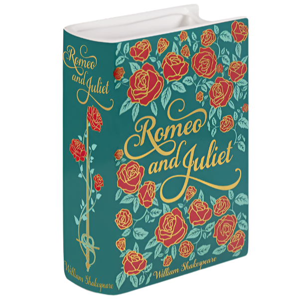 Romeo and Juliet Book Vase