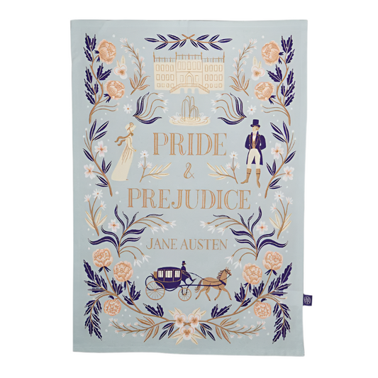 Pride and Prejudice Jane Austen Tea Towel