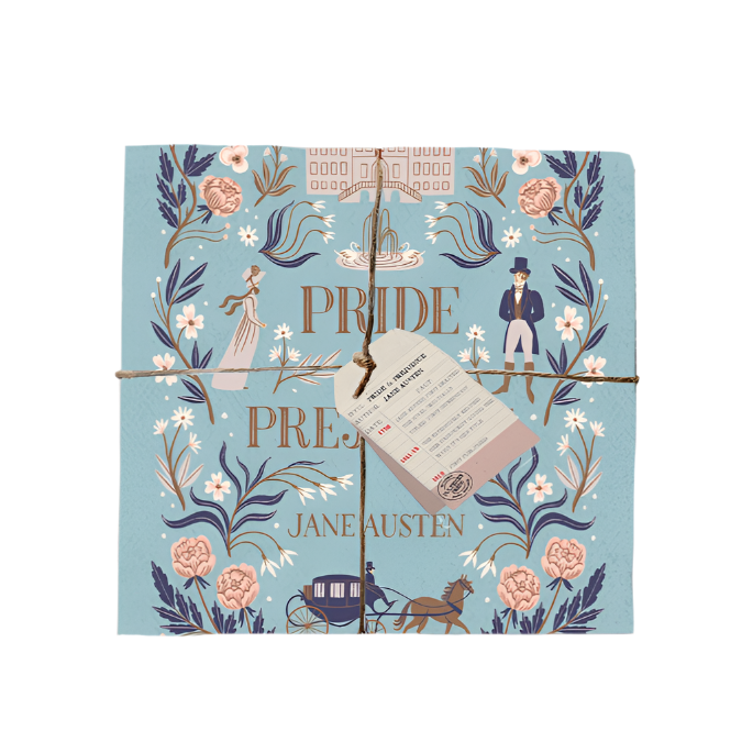 Pride and Prejudice Jane Austen Tea Towel