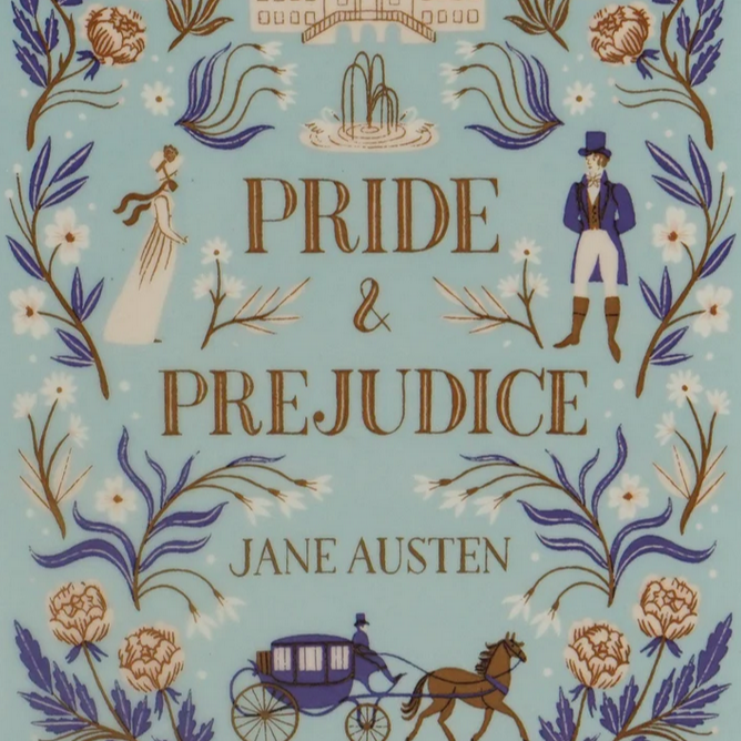 Pride and Prejudice Jane Austen Book Vase