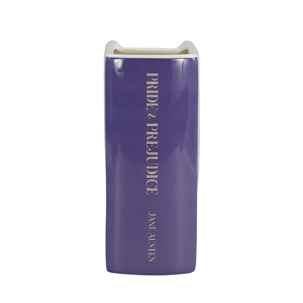 Pride and Prejudice Jane Austen Book Vase