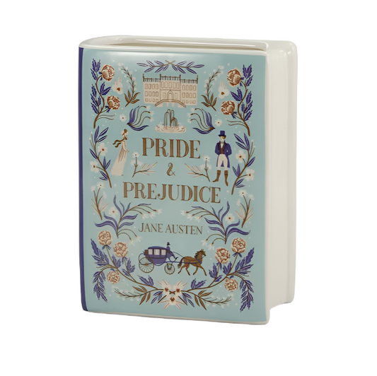 Pride and Prejudice Jane Austen Book Vase