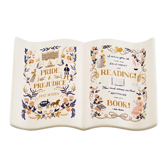 Pride and Prejudice Jane Austen Book Trinket Dish