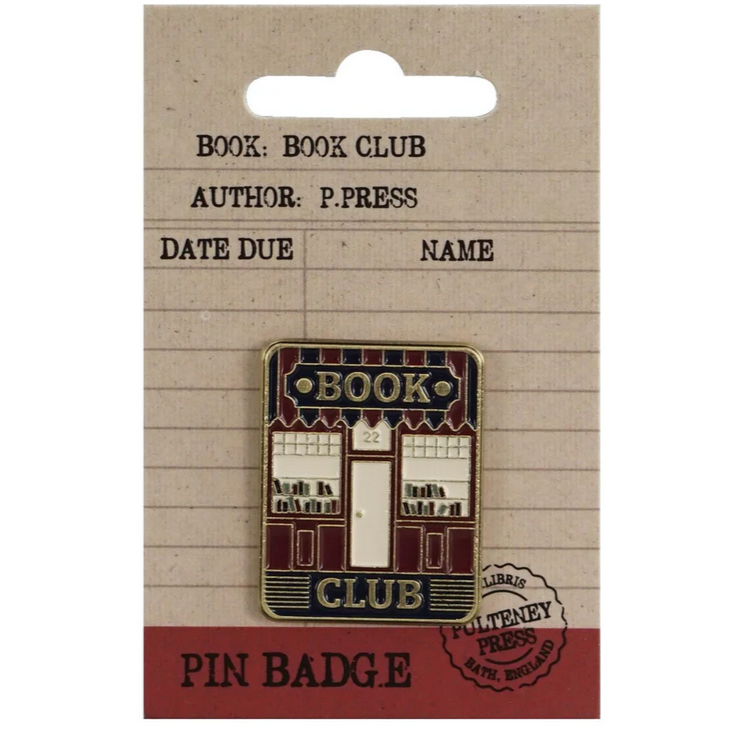 Book Club Pin Badge