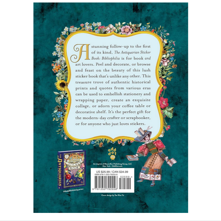 Antiquarian Sticker Book - Bibliophilia