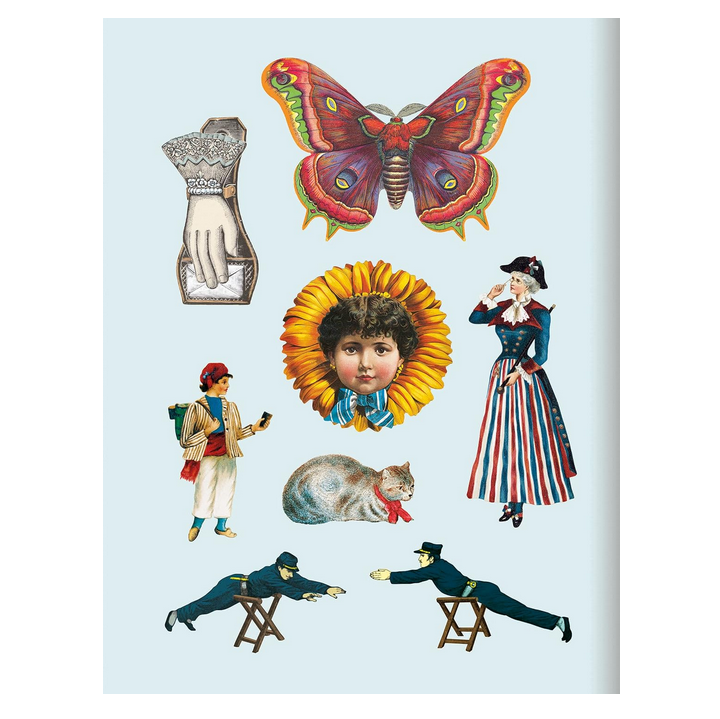 Antiquarian Sticker Book - Bibliophilia