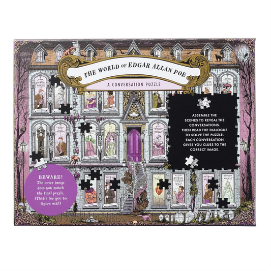 The World of Edgar Allan Poe - A Conversation Puzzle - 500-Piece Jigsaw Puzzle