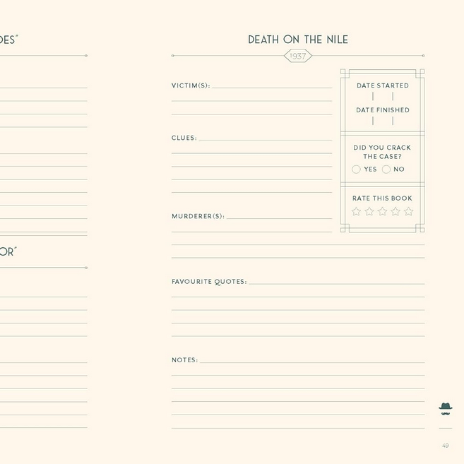 Agatha Christie Reading Tracker