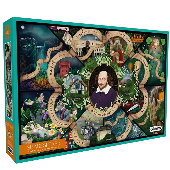 Shakespeare 1000-Piece Jigsaw Puzzle