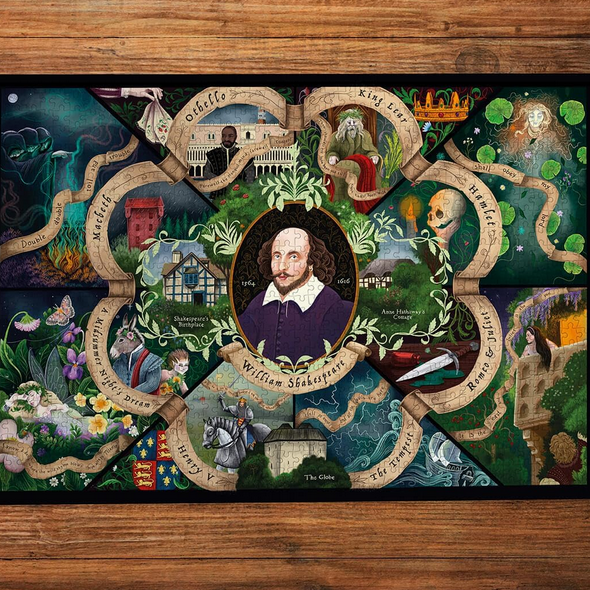 Shakespeare 1000-Piece Jigsaw Puzzle