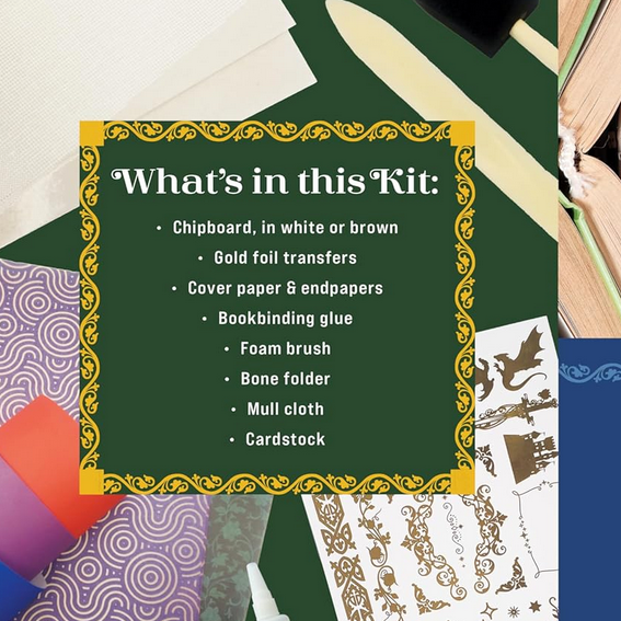 Bookbinding Kit - Transform Your Favourite Book into a Deluxe Edition