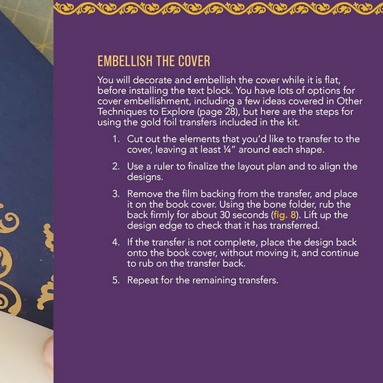 Bookbinding Kit - Transform Your Favourite Book into a Deluxe Edition