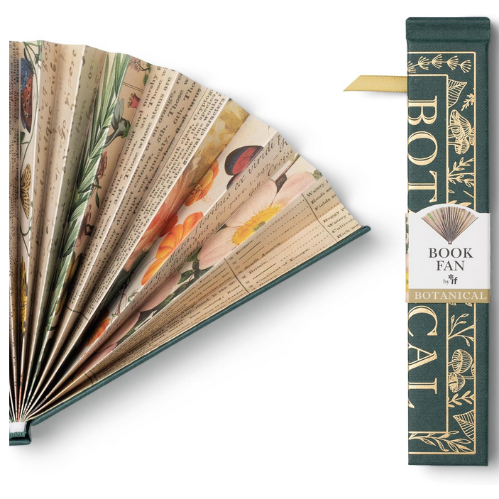 Botanical Book Fan