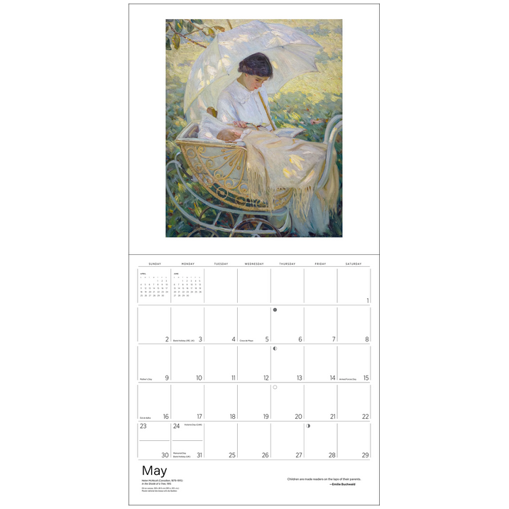 The Reading Woman 2027 Wall Calendar