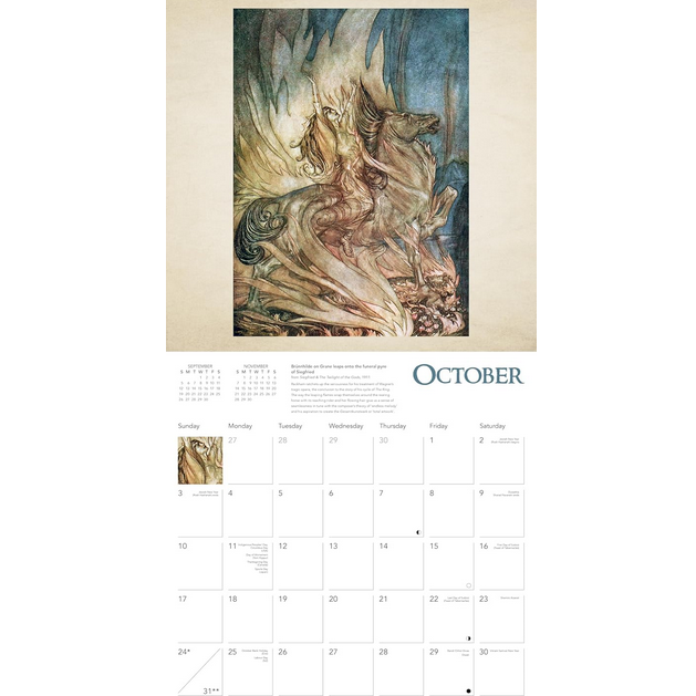 Arthur Rackham 2027 Wall Calendar