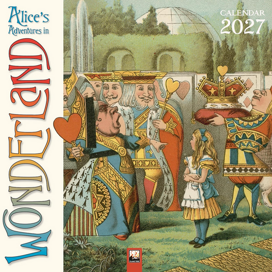 Alice in Wonderland 2027 Wall Calendar