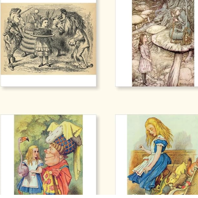 Alice in Wonderland 2027 Wall Calendar