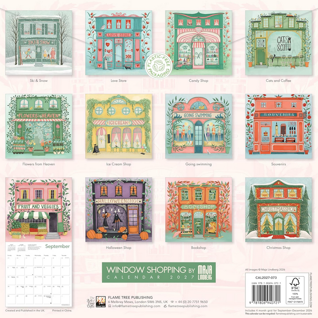 Maja Lindberg 2027 Wall Calendar