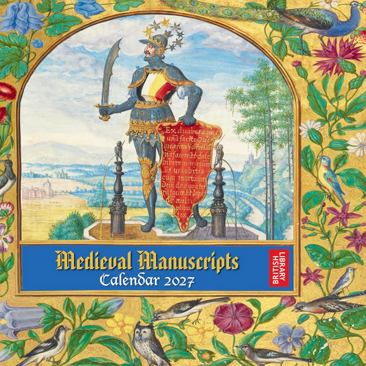British Library Medieval Manuscripts Wall Calendar 2027