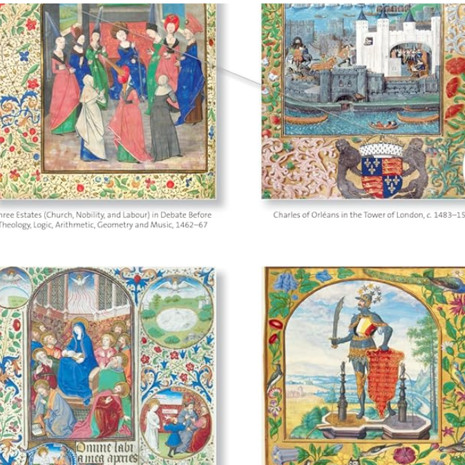 British Library Medieval Manuscripts Wall Calendar 2027