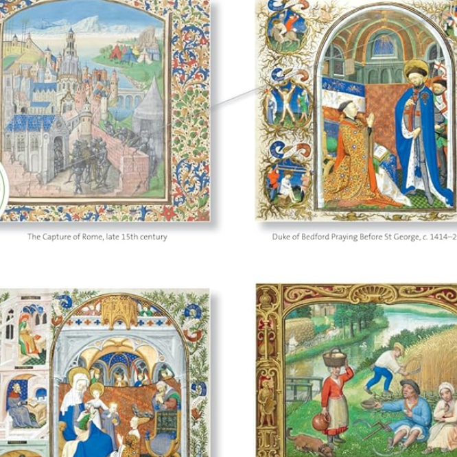 British Library Medieval Manuscripts Wall Calendar 2027