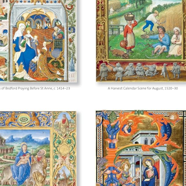 British Library Medieval Manuscripts Wall Calendar 2027