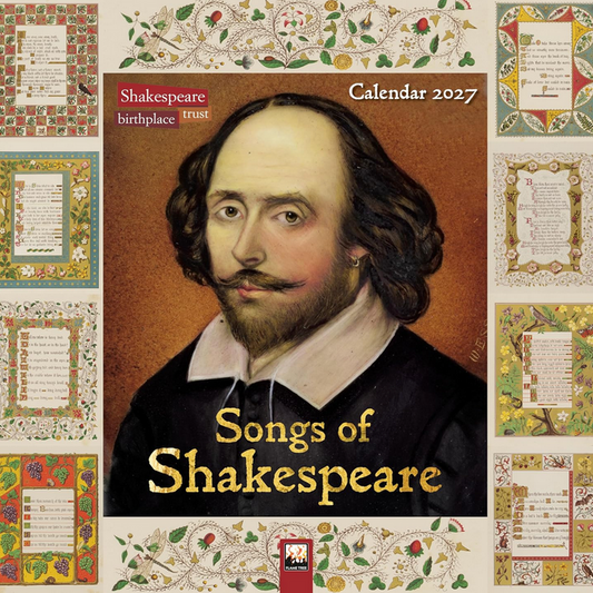 Songs of Shakespeare Wall Calendar 2027