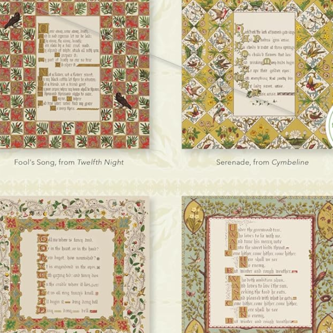 Songs of Shakespeare Wall Calendar 2027
